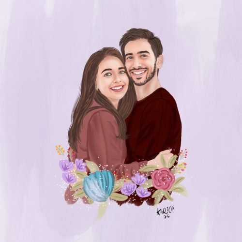 Ilustración de pareja